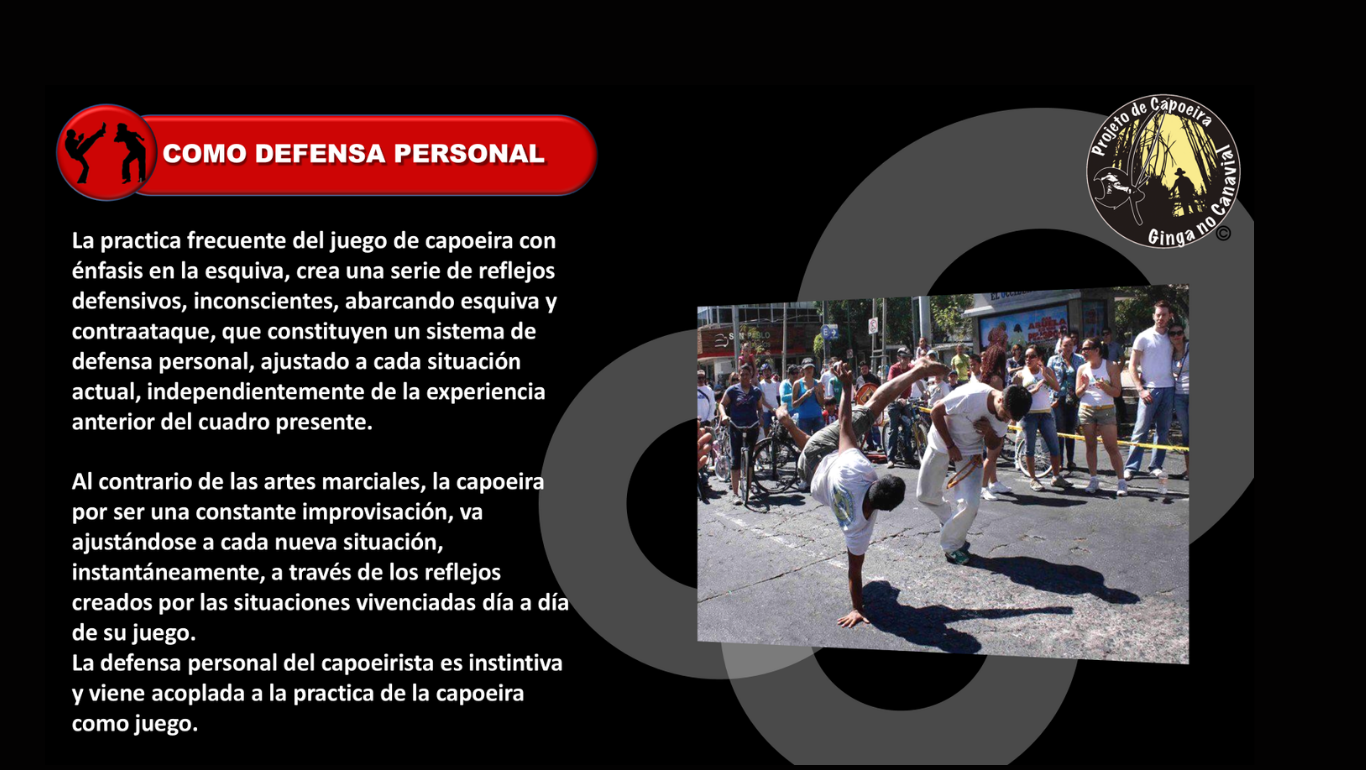 Capoeira para defensa personal